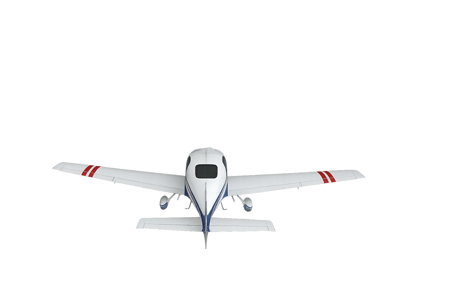 Aircraft Back View